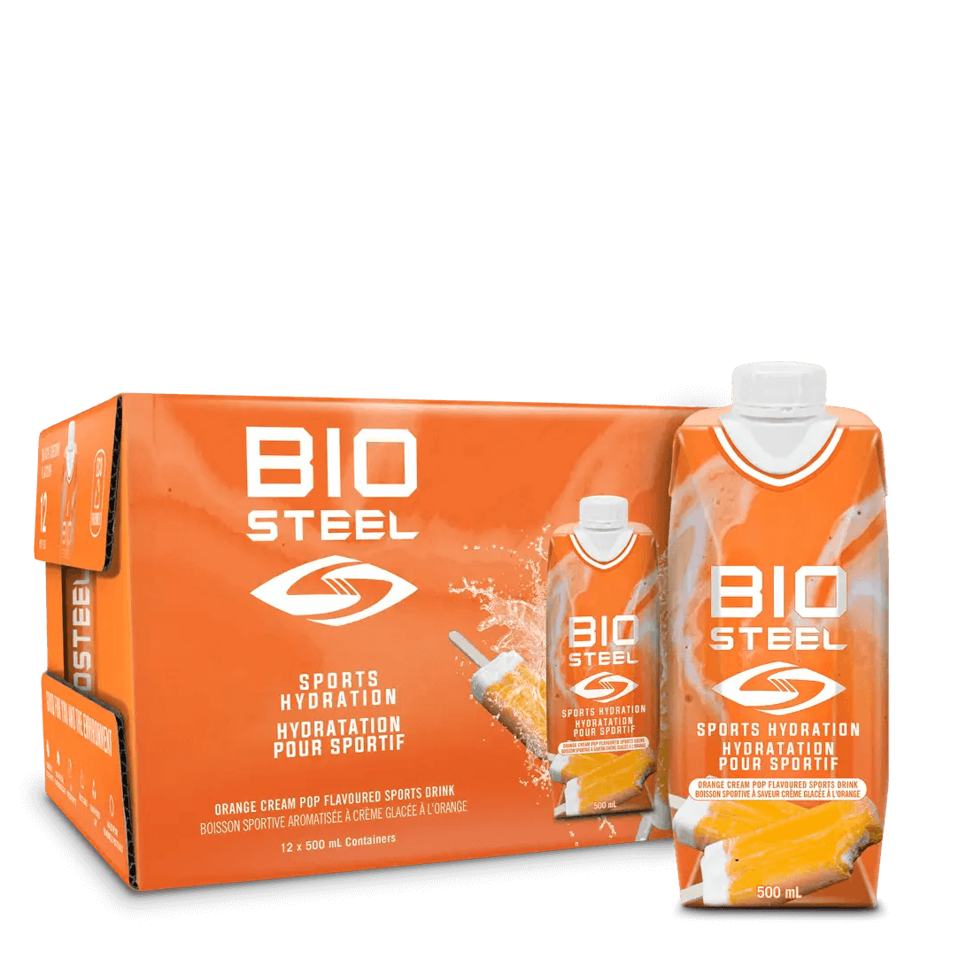 Sports Drink / Orange Cream Pop - 12 Pack