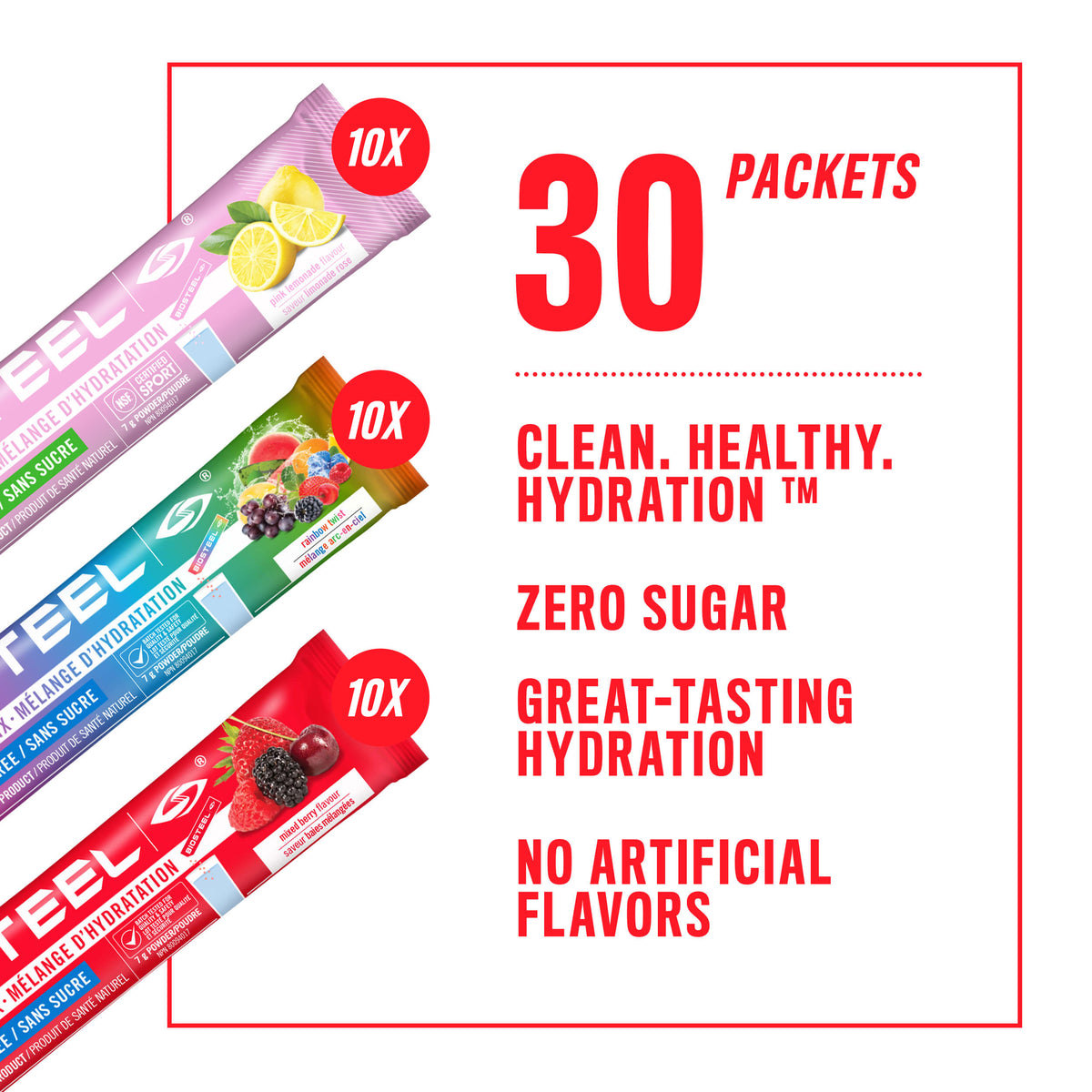 MÉLANGE HYDRATANT / Pack varié - 30 sachets