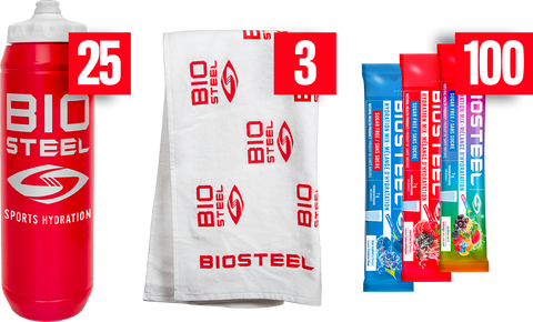 BIOSTEEL - Kit de démarrage pour parrainage d'équipe