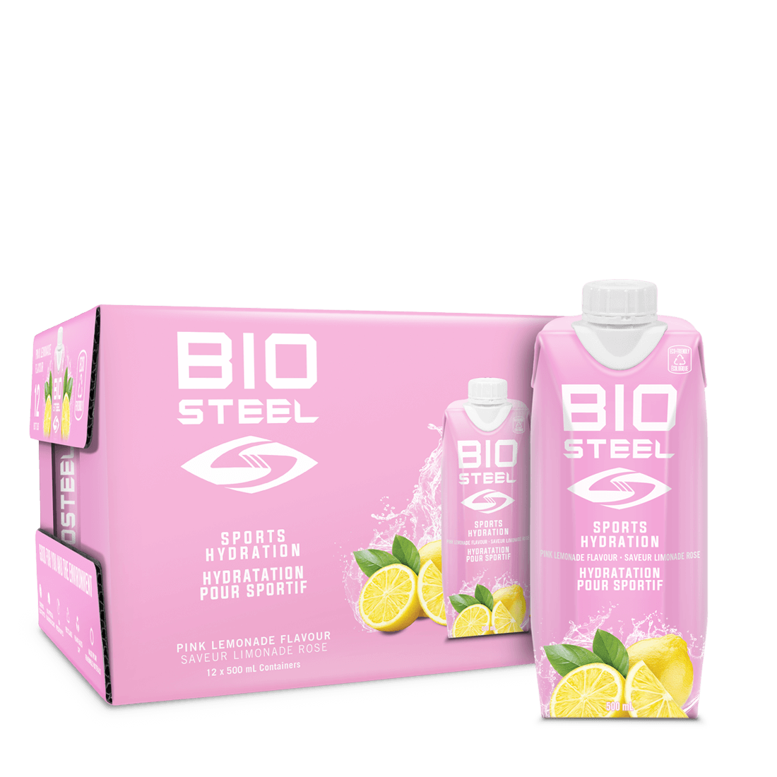 Sports Drink / Pink Lemonade- 12 Pack – BioSteel