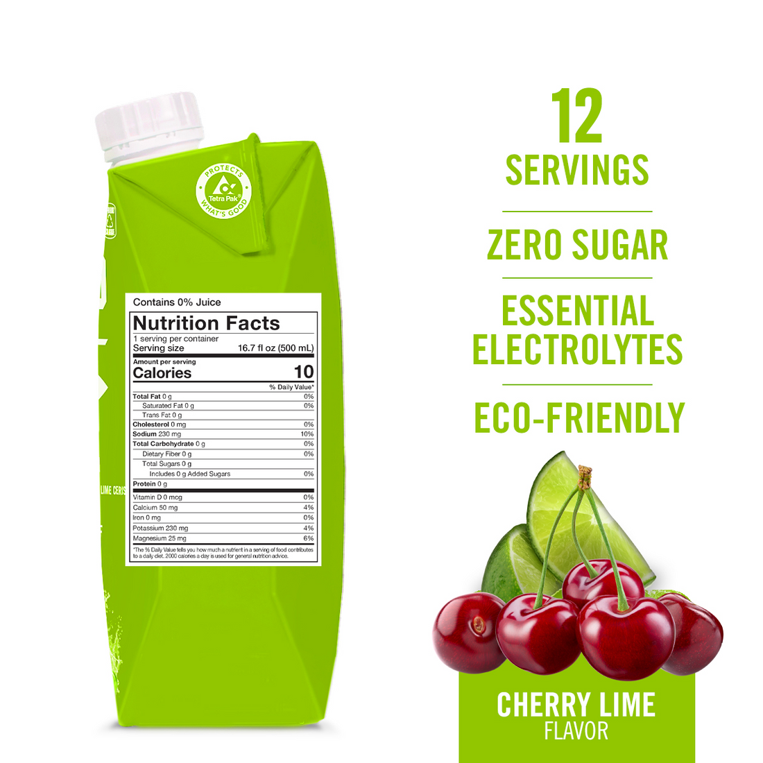 SPORTS DRINK / Cherry Lime - 12 Pack BioSteel US
