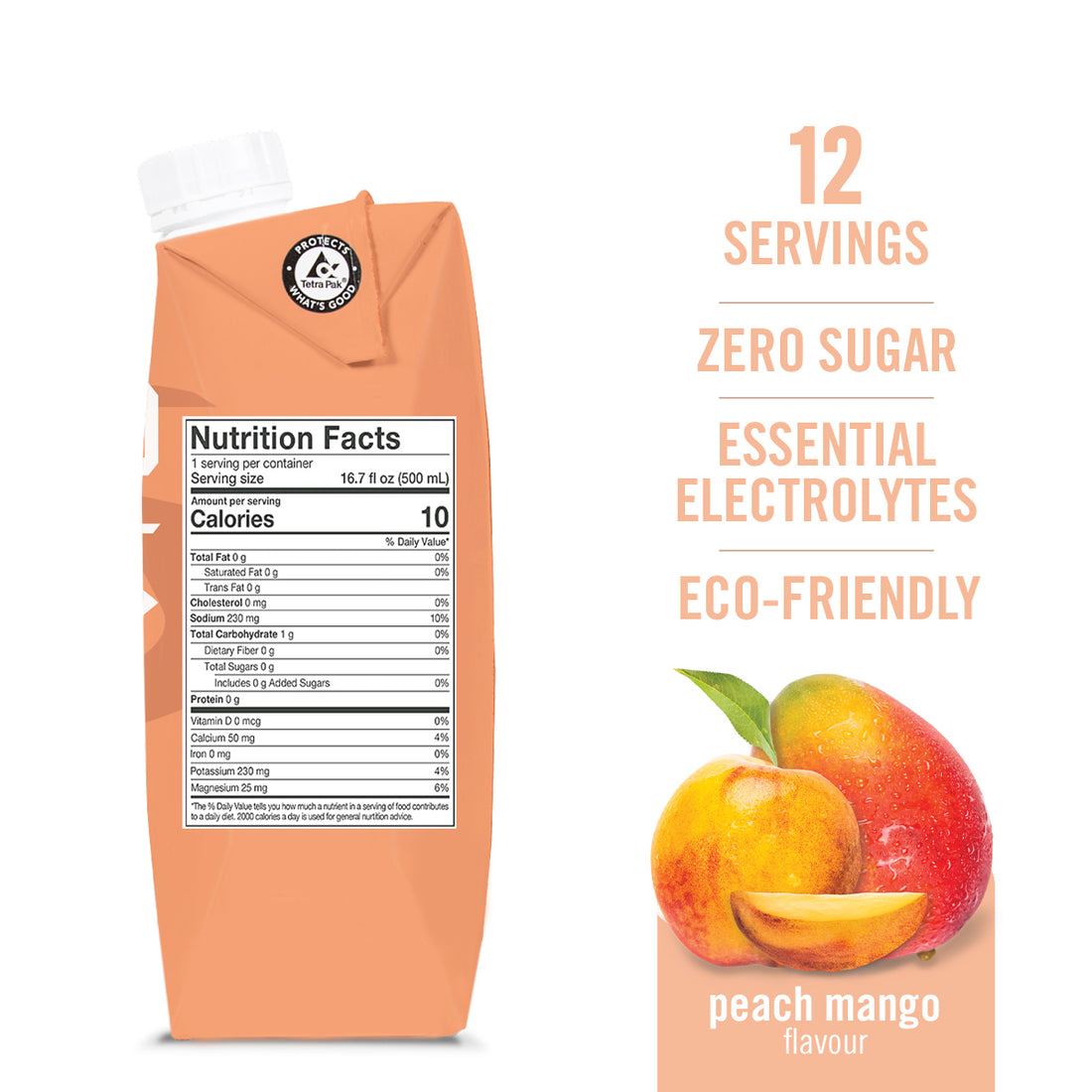 SPORTS DRINK / Peach Mango - 12 Pack