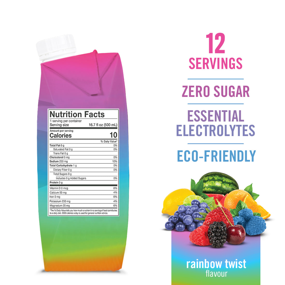 SPORTS DRINK / Rainbow Twist - 12 Pack