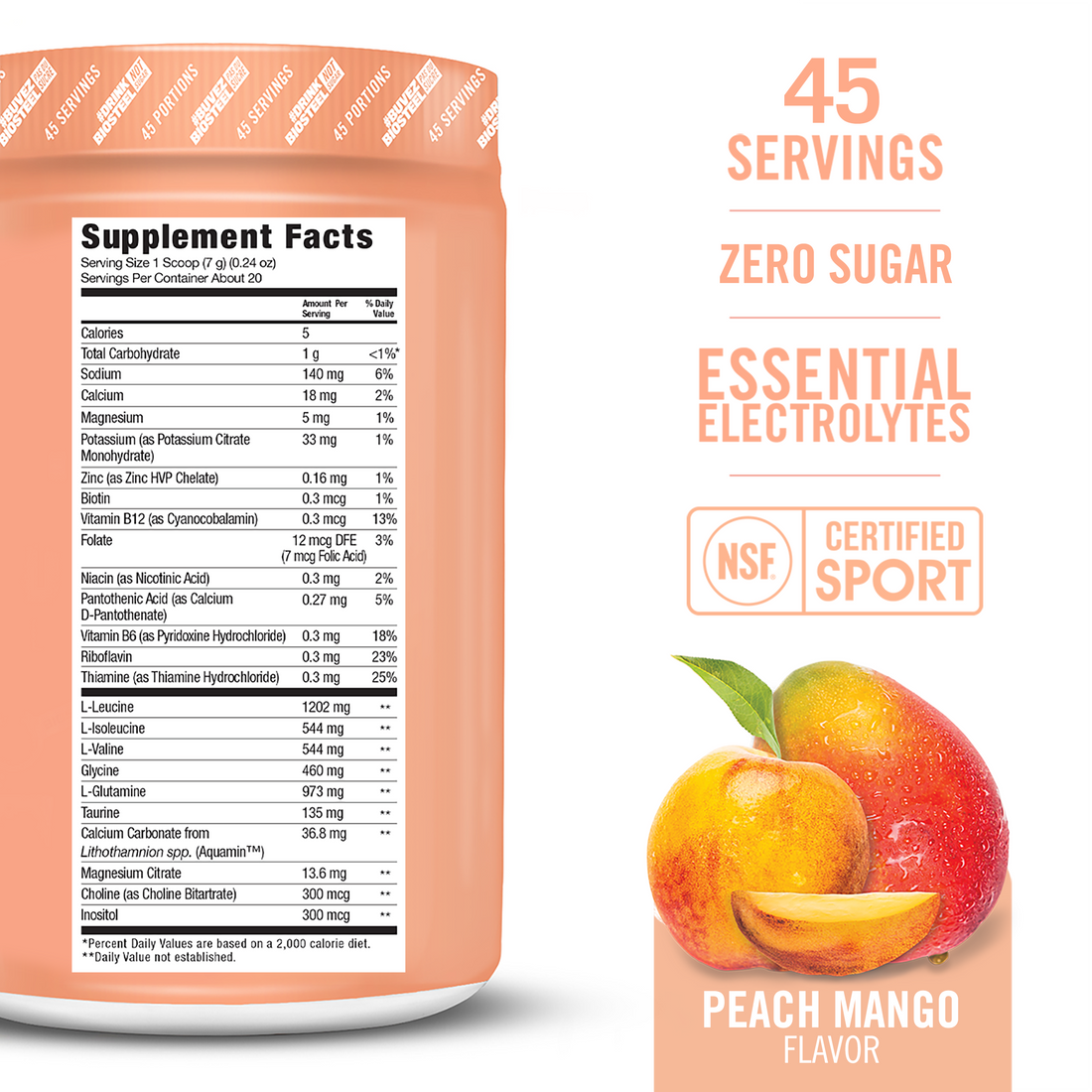 Peach Mango, IV-Level Hydration