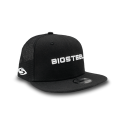 Casquette Snapback BioSteel New Era pour Jeunes en Maille Noire